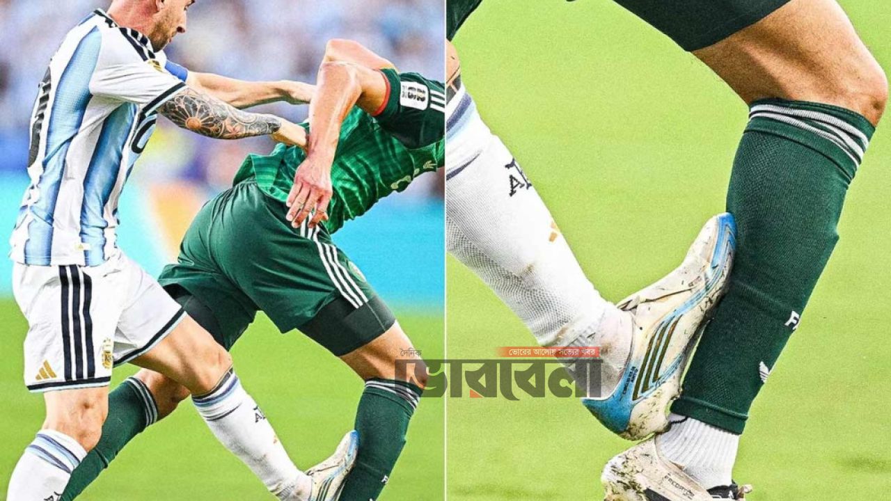 মেসি বলেই লাল কার্ড দেননি রেফারি!